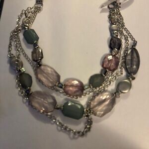 Elegant Multi-Color Beaded Necklace